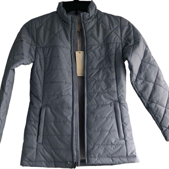 KIDS Girls Copper Key, Light Blue Zippered Front Pockets Puffer Coat Jac… - Picture 3 of 4